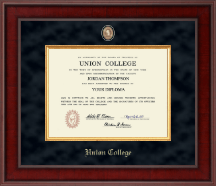 Union College in New York diploma frame - Presidential Masterpiece Diploma Frame in Jefferson