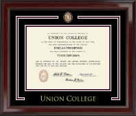 Union College in New York diploma frame - Showcase Edition Diploma Frame in Encore