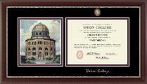 Union College in New York diploma frame - Campus Scene Masterpiece Diploma Frame in Chateau