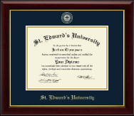 St. Edward's University diploma frame - Masterpiece Medallion Diploma Frame in Gallery