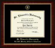 St. Edward's University diploma frame - Gold Embossed Diploma Frame in Murano