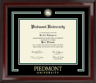 Piedmont University Showcase Edition Diploma Frame in Encore
