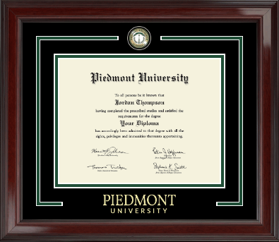 Piedmont University diploma frame - Showcase Edition Diploma Frame in Encore