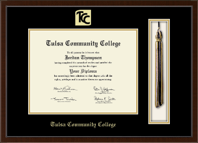 Tulsa Community College diploma frame - Tassel & Cord Diploma Frame in Delta