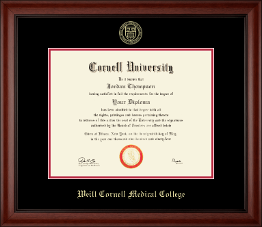 Cornell University diploma frame - Gold Embossed Diploma Frame in Cambridge