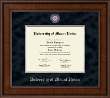 University of Mount Union Presidential Masterpiece Diploma Frame in Madison