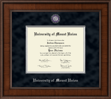 University of Mount Union diploma frame - Presidential Masterpiece Diploma Frame in Madison