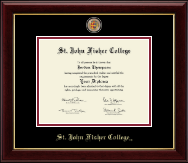 St. John Fisher College diploma frame - Masterpiece Medallion Diploma Frame in Gallery