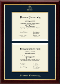 Double Diploma Frame