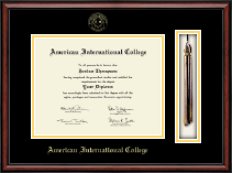 American International College diploma frame - Tassel & Cord Diploma Frame in Southport