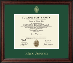 Gold Embossed Diploma Frame