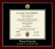 Tulane University diploma frame - Gold Engraved Medallion Diploma Frame in Sutton
