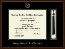 Georgia College & State University diploma frame - Tassel & Cord Diploma Frame in Delta