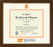 The University of Tennessee Martin Dimensions Diploma Frame in Westwood