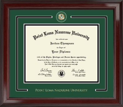 Point Loma Nazarene University diploma frame - Showcase Edition Diploma Frame in Encore