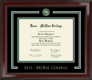 Lees-McRae College Showcase Edition Diploma Frame in Encore
