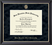 Sam Houston State University Regal Edition Diploma Frame in Noir