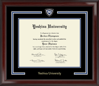 Yeshiva University diploma frame - Showcase Edition Diploma Frame in Encore