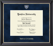 Yeshiva University Regal Edition Diploma Frame in Noir
