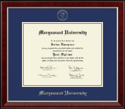 Marymount University diploma frame - Gold Embossed Diploma Frame in Murano
