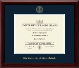 Gold Embossed Diploma Frame