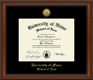 University of Southern Maine diploma frame - Gold Engraved Medallion Diploma Frame in Austin