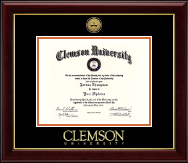 Clemson University diploma frame - Gold Engraved Medallion Diploma Frame in Gallery
