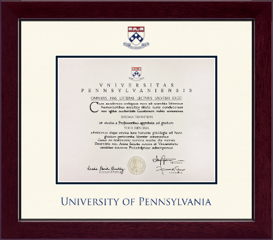 University of Pennsylvania diploma frame - Dimensions Diploma Frame in Cordova