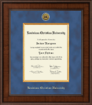 Louisiana Christian University Presidential Gold Engraved Diploma Frame in Madison