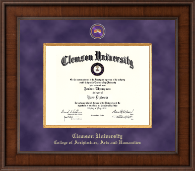 Clemson University diploma frame - Presidential Masterpiece Diploma Frame in Madison