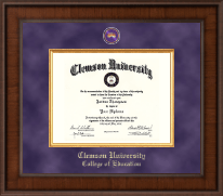 Clemson University Presidential Masterpiece Diploma Frame in Madison