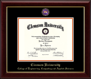 Clemson University Masterpiece Medallion Diploma Frame in Gallery