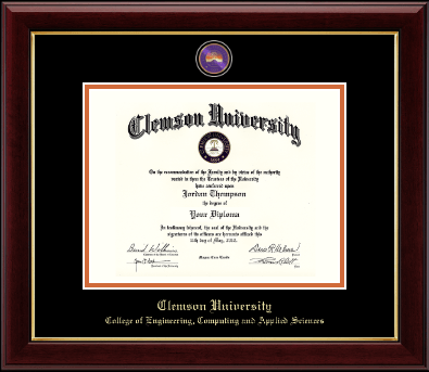 Clemson University diploma frame - Masterpiece Medallion Diploma Frame in Gallery