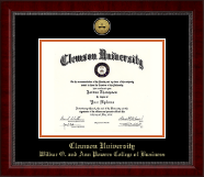 Clemson University diploma frame - Gold Engraved Medallion Diploma Frame in Sutton