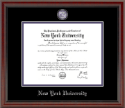 New York University diploma frame - Medallion Edition Diploma Frame in Fidelitas