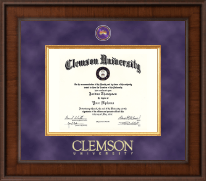 Clemson University Presidential Masterpiece Diploma Frame in Madison