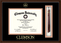 Clemson University diploma frame - Tassel & Cord Diploma Frame in Delta