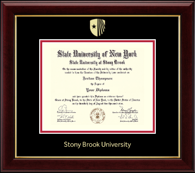 Stony Brook University diploma frame - Gold Embossed Diploma Frame in Gallery