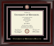 University of Minnesota Duluth Showcase Edition Diploma Frame in Encore
