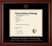 Rochester Institute of Technology diploma frame - Silver Embossed Diploma Frame in Cambridge