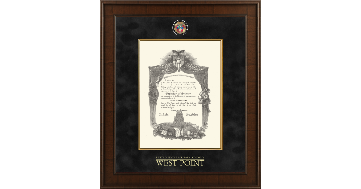 United States Military Academy Diploma Frame | Church Hill Classics