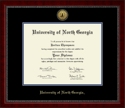 University of North Georgia diploma frame - Gold Engraved Medallion Diploma Frame in Sutton