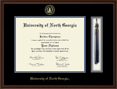 University of North Georgia diploma frame - Tassel & Cord Diploma Frame in Delta
