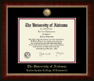 The University of Alabama Tuscaloosa diploma frame - Masterpiece Medallion Diploma Frame in Murano