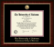 The University of Alabama Tuscaloosa diploma frame - Masterpiece Medallion Diploma Frame in Murano