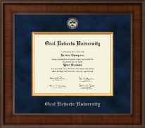 Oral Roberts University Presidential Masterpiece Diploma Frame in Madison