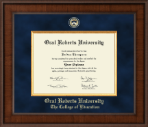 Oral Roberts University diploma frame - Presidential Masterpiece Diploma Frame in Madison