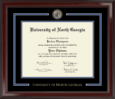 University of North Georgia diploma frame - Showcase Edition Diploma Frame in Encore