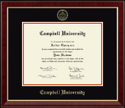 Campbell University diploma frame - Gold Embossed Diploma Frame in Murano