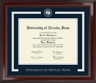 University of Nevada Reno diploma frame - Showcase Edition Diploma Frame in Encore
